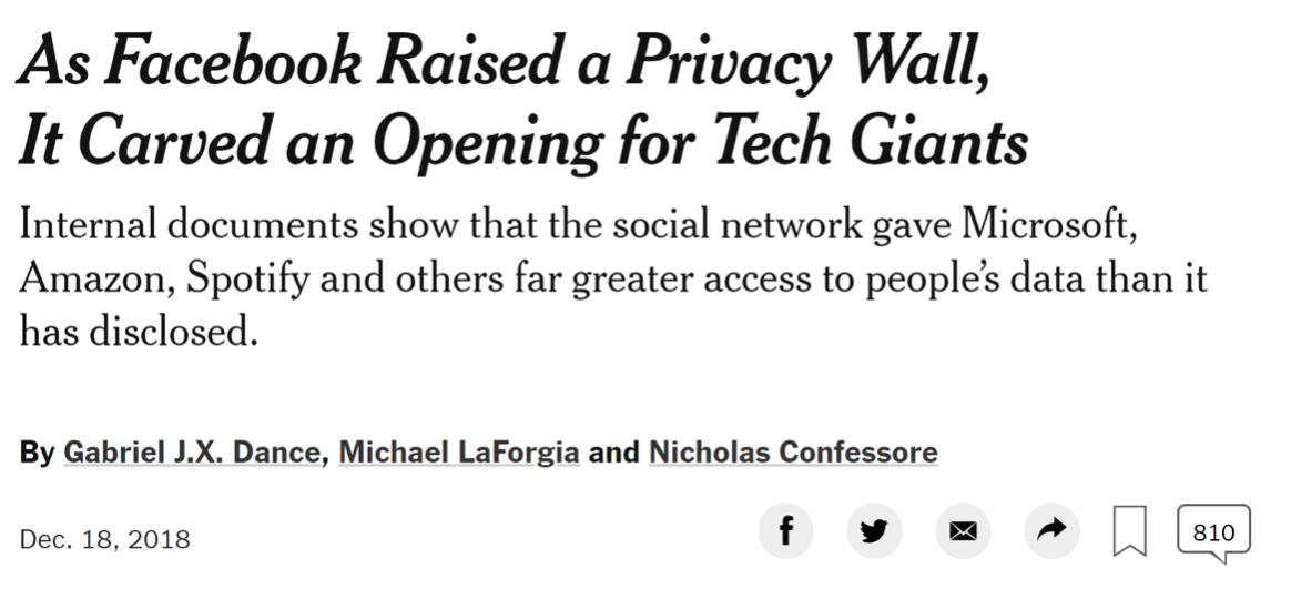 Search for “Facebook’s latest privacy scandal” to read today’s latest news.